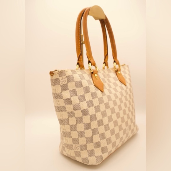 Louis Vuitton Bundle Damier Azur Saleya and Damier Azur Sarah Wallet GUC - Picture 12 of 13